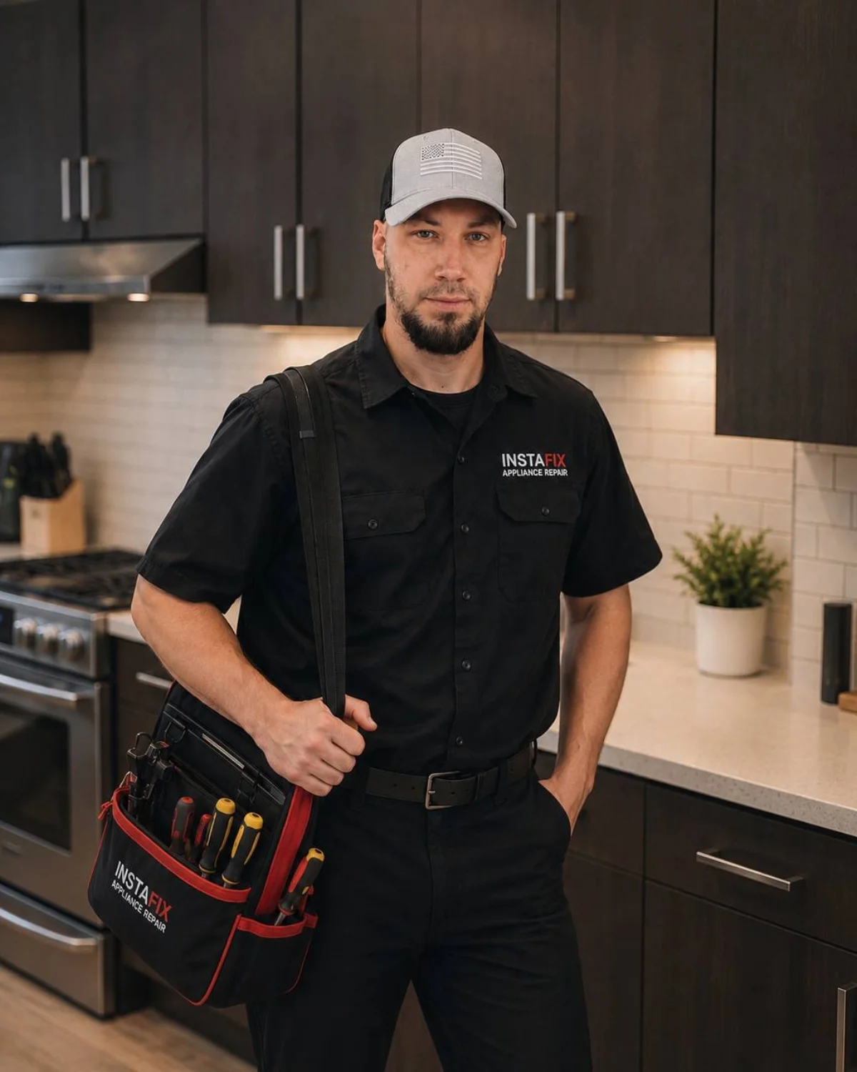 InstaFix Appliance Repair technician